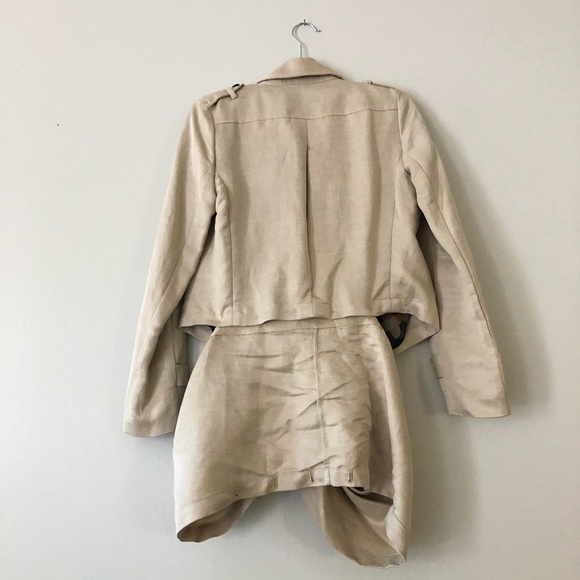 STUDY New York blazer jacket Hemp silk ethical S - Picture 4 of 8